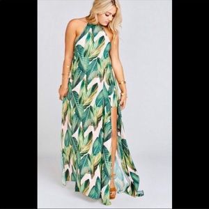 Show me your Mumu “Bronte” palm maxi